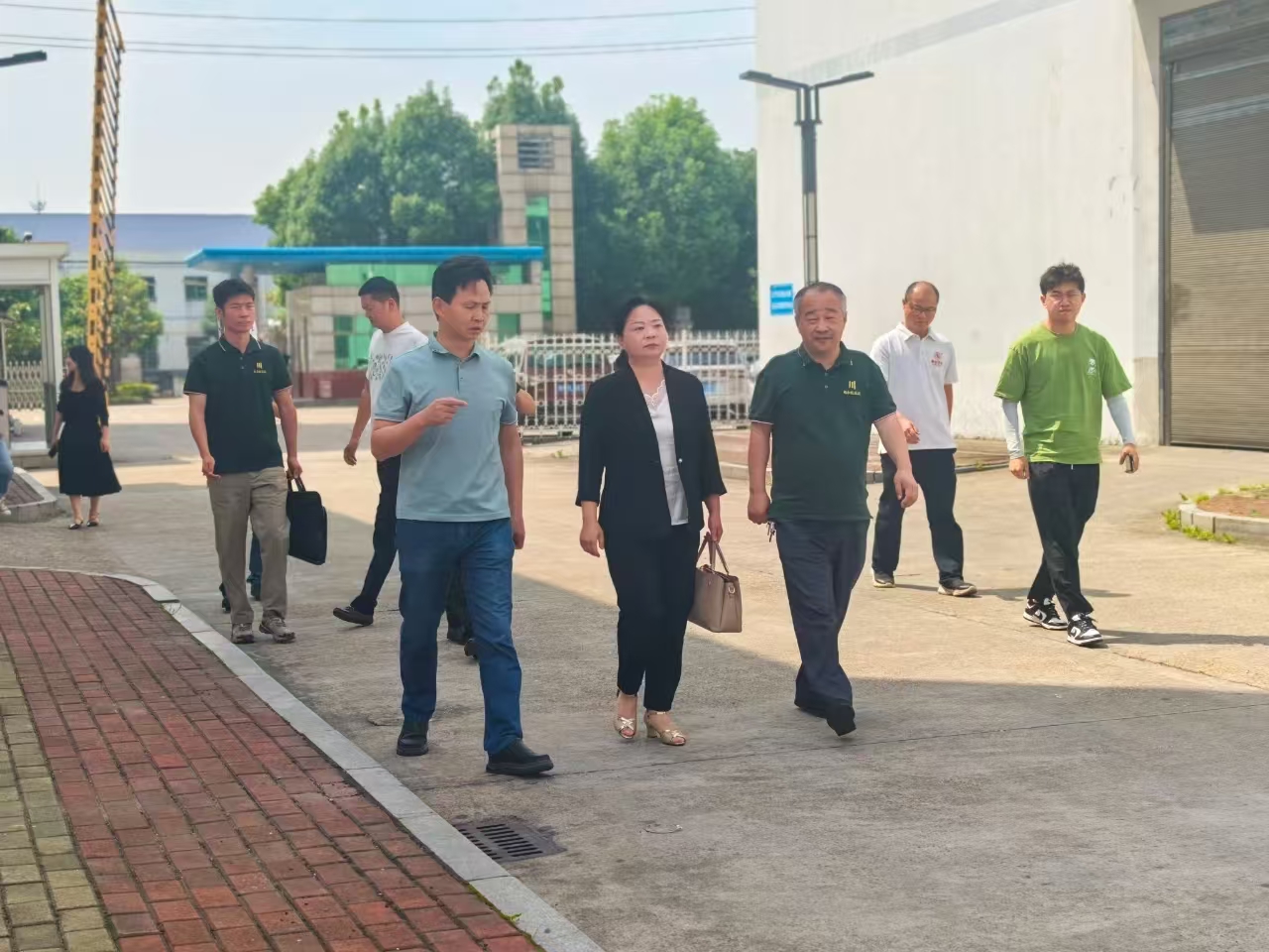 湖北省赤壁市文旅局领导一行赴益阳茶厂考察非遗技艺传承与保护工作